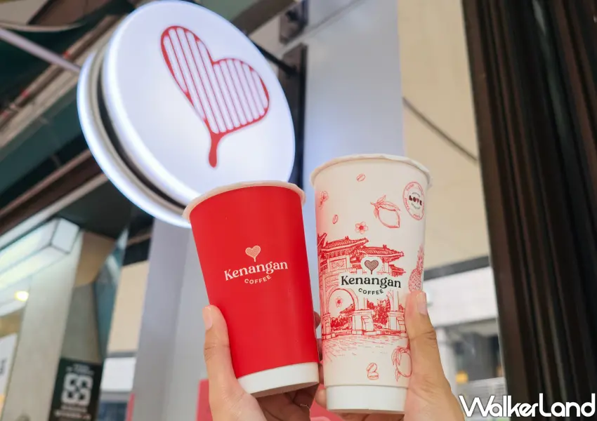 ▲凱娜克咖啡與品牌招牌愛心燈箱合照,紅白色調的視覺設計充滿現代感,是咖啡控不可錯過的朝聖地。(攝影:鄭雅之)