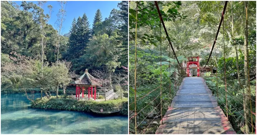 ▲「雲仙樂園」雖然沒有刺激的遊樂設施，但被滿滿綠意環繞，絕對是必訪的療癒山林秘境。