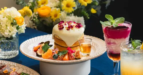 信義區鬆餅免費吃！Engolili 英格莉莉插旗統一時代，花園秘境熔岩鬆餅塔 下午茶必拍。