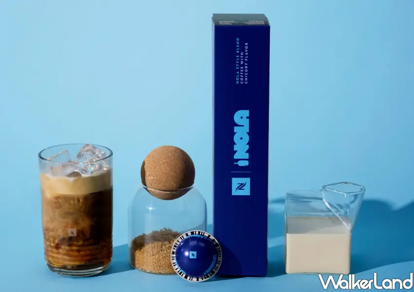 ▲Nespresso藍瓶咖啡推薦喝法「雲朵冷奶泡特調」,藍瓶膠囊打造奢華口感。