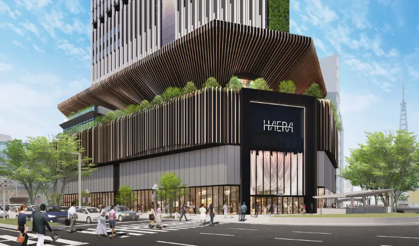 ▲「HAERA」施設名稱取自日語繁榮與時代的組合,寓意為名古屋榮地區將開創新時代。