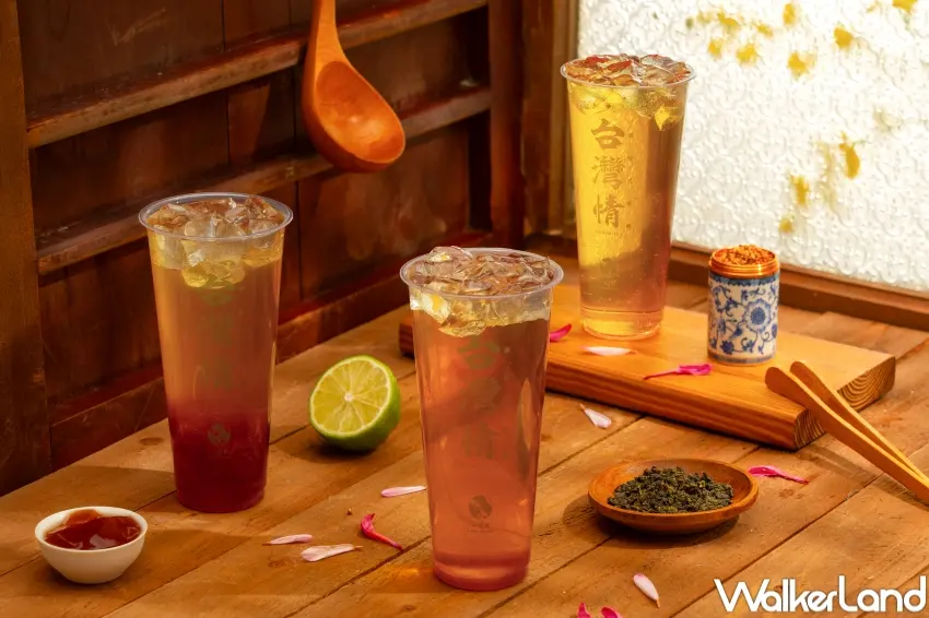 ▲一沐日今年春季以花香為主題，推出全新牡丹花系列飲品，從茶底到配料都展現細緻層次。