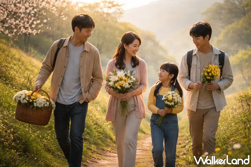 ▲清明掃墓怎麼拜？掌握掛紙培墓習俗與水果禁忌，這3種水果千萬別上桌。 / 圖：AI生成、窩客島整理