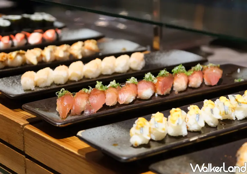 ▲限定菜色如「鮪魚握壽司」與「鮪魚鐵火卷」誠意十足，油脂豐富且口感鮮嫩，是日料控的首選美味。(攝影：鄭雅之)