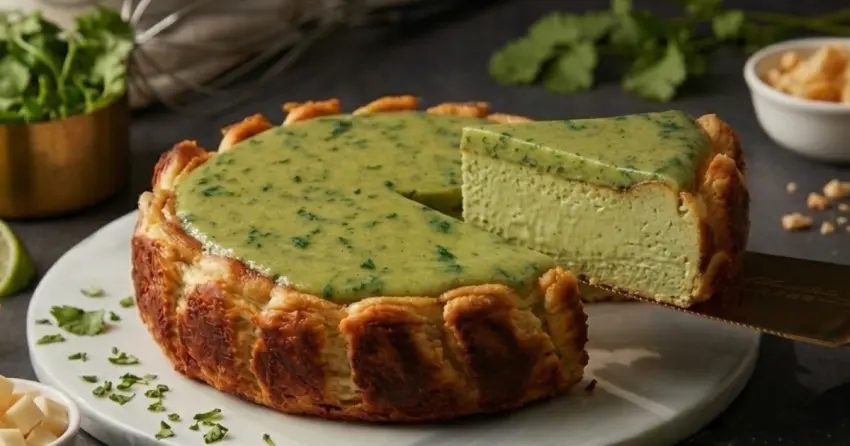 香菜又來引戰！起士公爵「香菜花生巴斯克」香菜奶霜 香菜起司超濃。