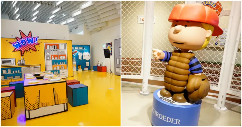 ▲一次走訪文具工廠與史努比棒球樂園！從動手創作到互動棒球，行程豐富又放電，讓孩子玩到不想回家。