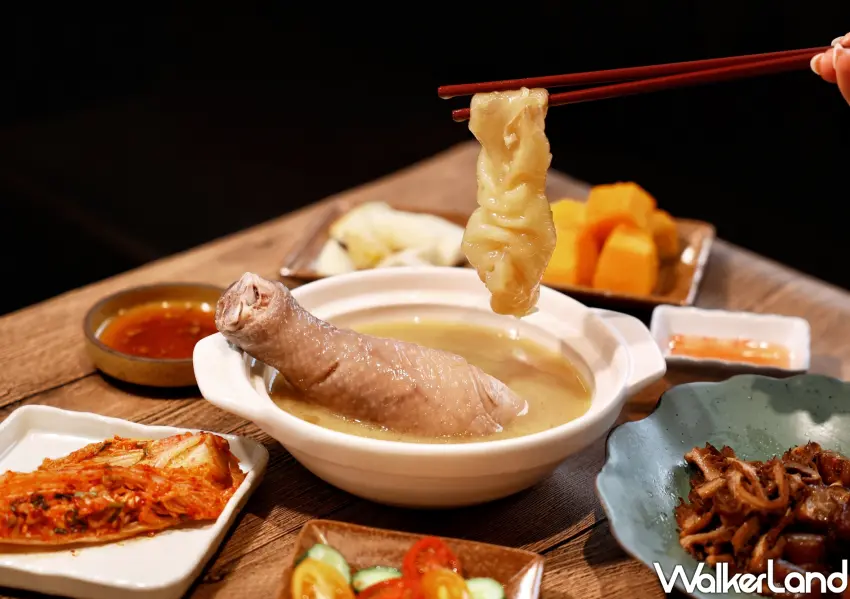 ▲「花膠雞白濃湯」精選滋養顏值的高級花膠搭配紅羽土雞腿，慢火熬出滿滿膠質的濃郁湯頭。