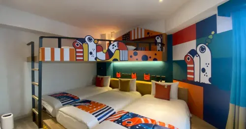 親子出遊新地標！遠雄悅樂旅店花蓮中福店打造沉浸式花園鰻房，再享18項貼心服務。