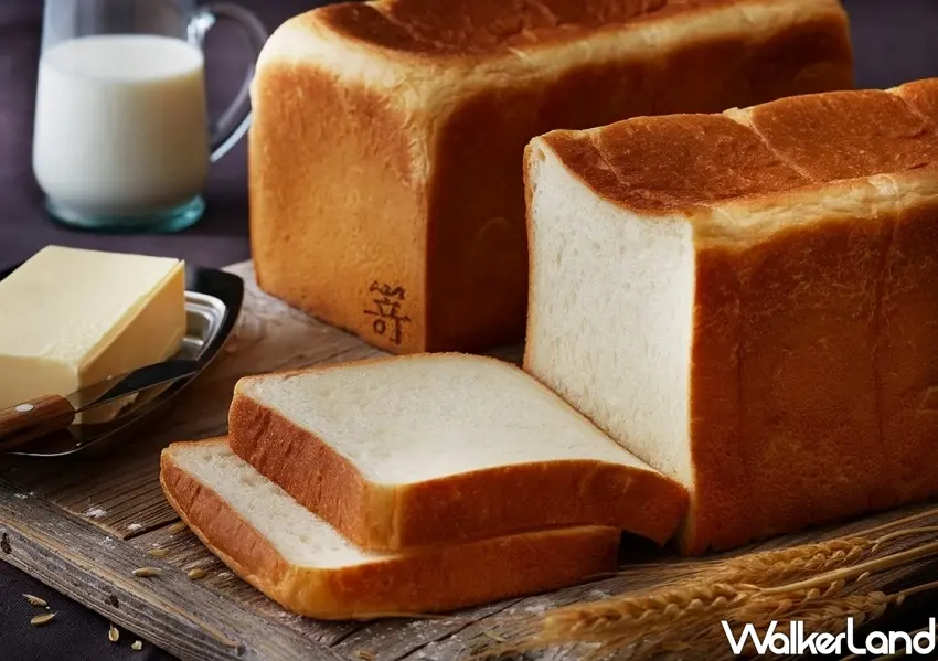 ▲嵜本極生奶油牛奶生吐司口感軟綿，搭配優質奶油打造高級烘焙質感。