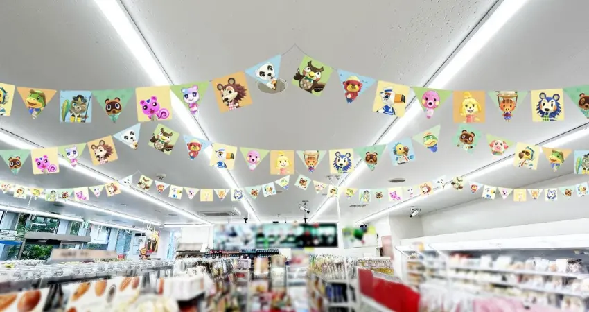 ▲不只外觀，店內也充滿動物森友會角色。