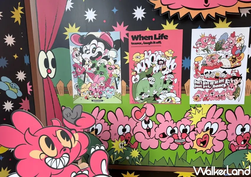 ▲快來京站打卡緩緩插畫展，透過原創可愛角色感受療癒人心的潮流生活態度。