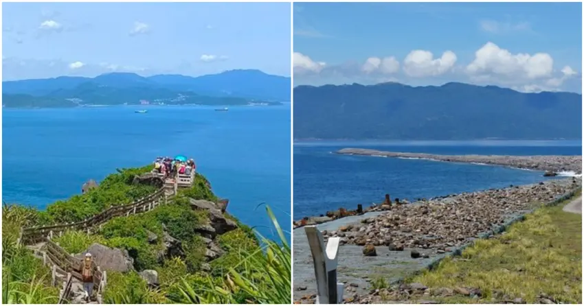 ▲「基隆嶼」需沿著木棧道登高而上,才能將無死角海景盡收眼底;「龜山島」除壯闊海景外,還有神秘坑道、賞鯨行程與夢幻牛奶海,玩法相當多元。