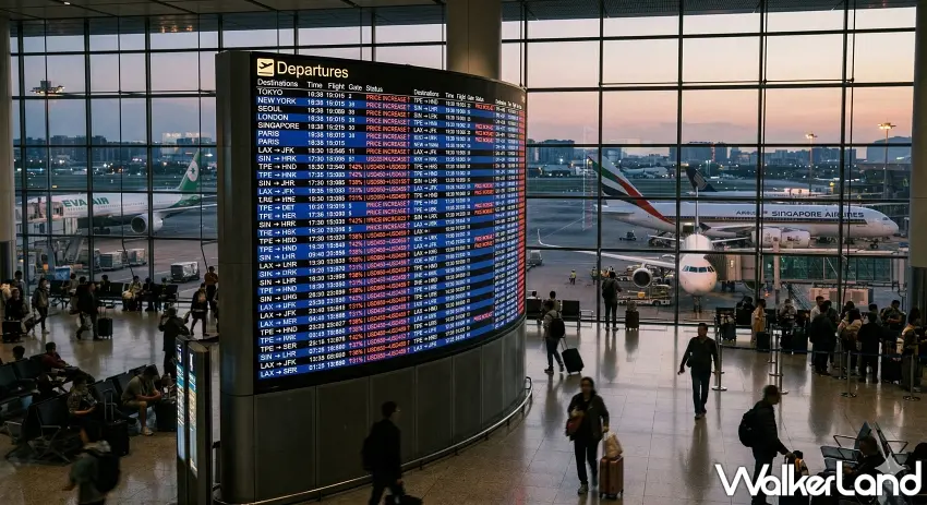 ▲國際航空燃油附加費全面調漲，長程與短程機票價格大幅攀升讓旅客荷包大縮水。 / 圖：AI生成、窩客島整理