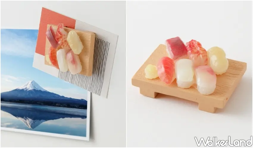 ▲MIDORI和食微縮磁鐵獲得審查員特別賞，細膩還原壽司美味造型，為日常辦公生活增添精緻的日系療癒風景。