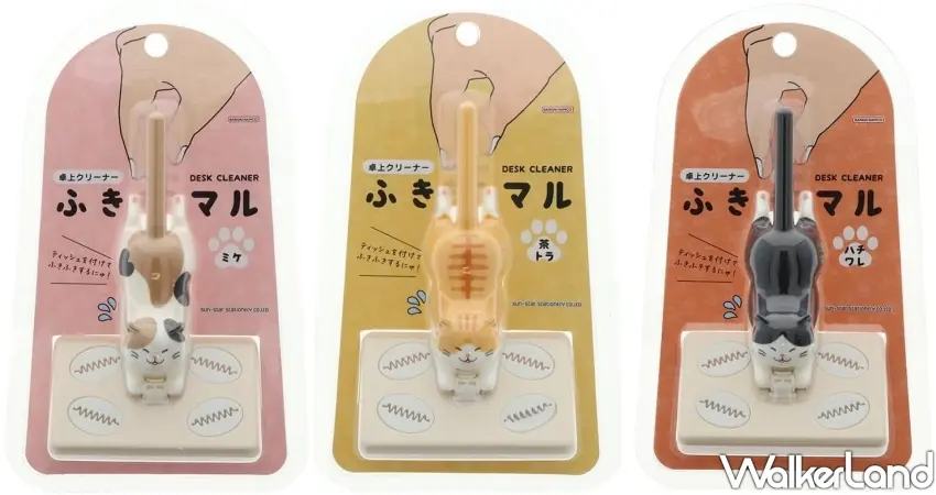 ▲超夯的貓咪造型桌面清潔器擁有多款可愛花色，貓奴必收的職人推薦清單，讓打掃辦公環境也變得充滿幸福感。