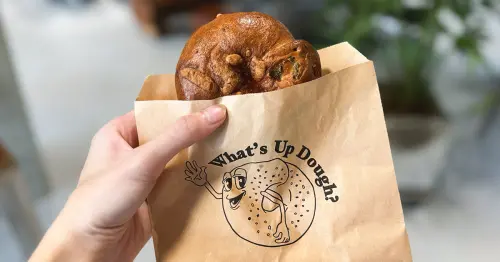 宜蘭落羽松咖啡廳！宜蘭員山美食 What’s Up Dough 米貝果Q彈必吃，貝果控別錯過。