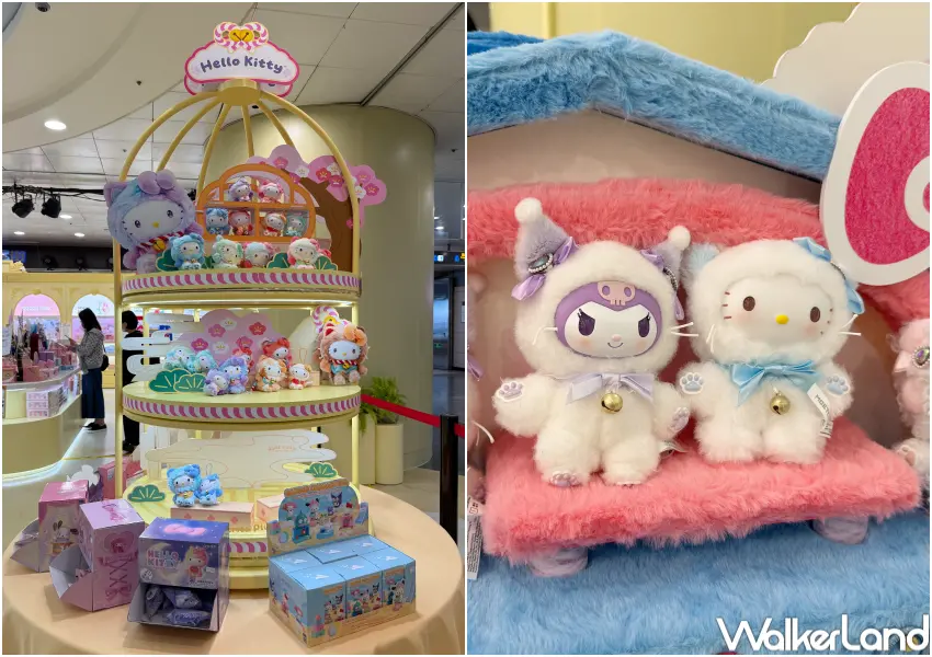 ▲北車三麗鷗快閃店！各系列Hello Kitty、酷洛米、美樂蒂等角色周邊，三麗鷗粉衝北車爆買一波。
(攝影：鄭亦庭)