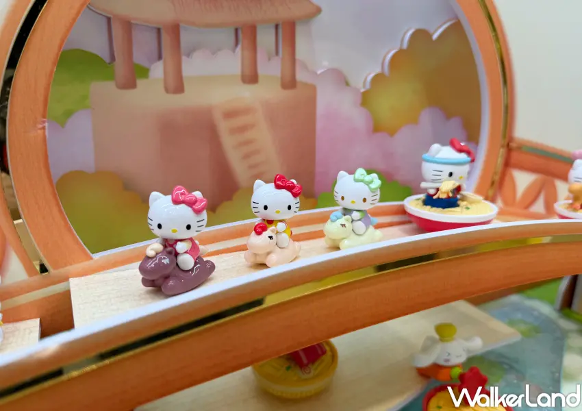 ▲北車三麗鷗快閃店！各系列Hello Kitty、酷洛米、美樂蒂等角色周邊，三麗鷗粉衝北車爆買一波。 (攝影：鄭亦庭)