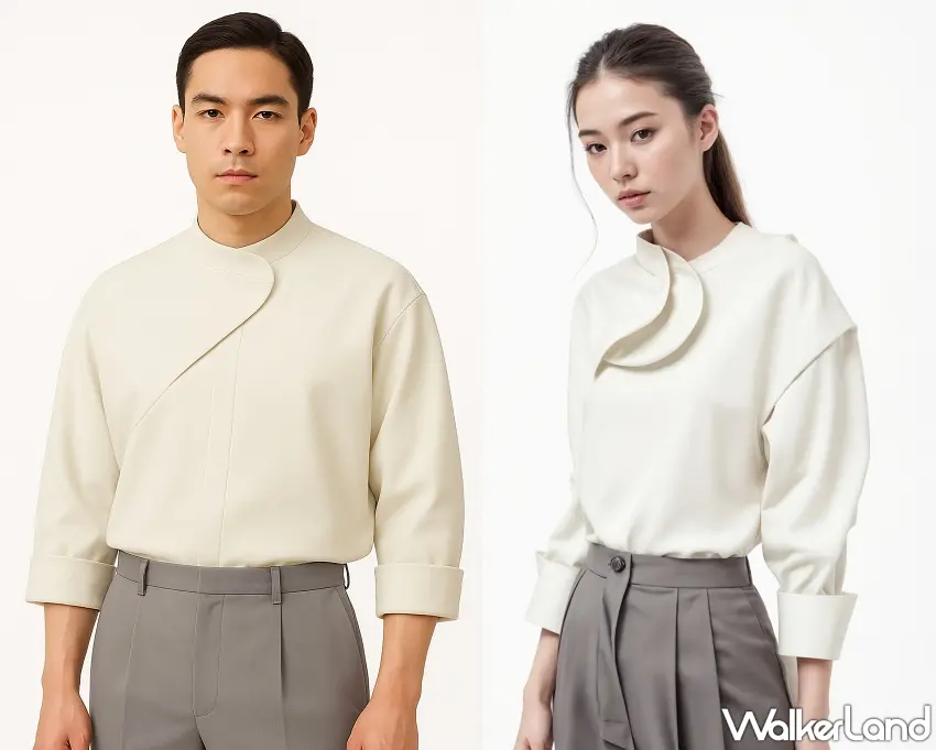 ▲胡俊丞延續酒店精巧美學,打造獨具藝術感與現代感的專屬制服。 圖/PORTRAIT鉑萃酒店提供;窩客島整理