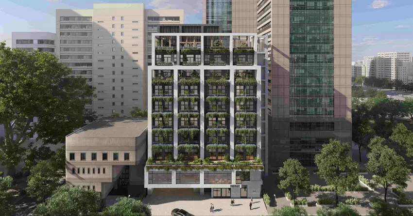 絕美獨立露臺房型曝光！PORTRAIT鉑萃酒店落腳北車商圈，結合永續綠植與光雕藝術的奢華體驗。