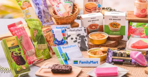 0元吃全家冰！13款全家冰品新推薦，爆紅藍白拖冰棒套直接送。