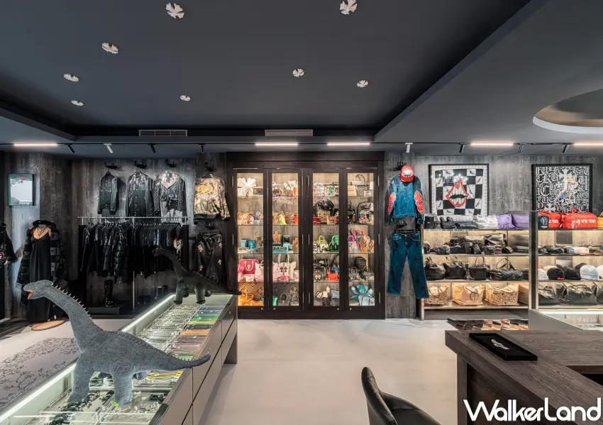 ▲全新台北藝術地標！一樓頂級選品空間 Black Angie，呈現 Chrome Hearts 等收藏級精品。(圖片來源：光之間 Art Space)