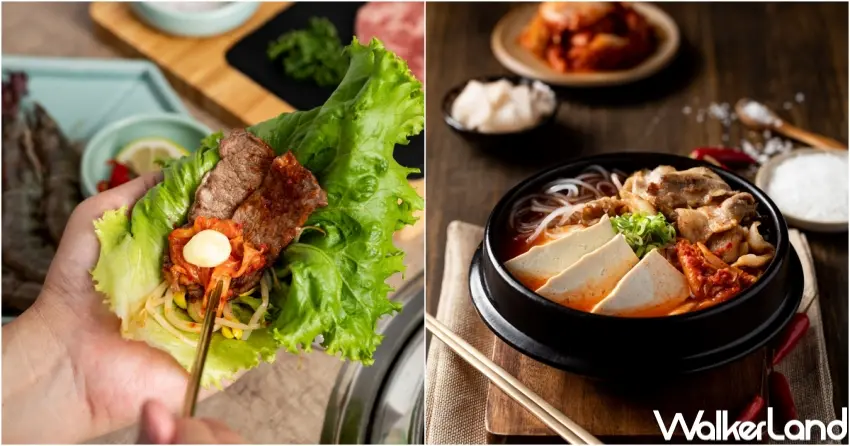 ▲姜滿堂599元吃到飽方案，主打豬五花與4款韓式炸雞無限續，搭配自助吧小菜與生菜自由組合。