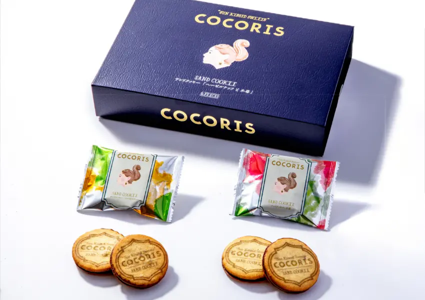 ▲東京車站伴手禮TOP10推薦:第5名「COCORIS」榛果覆盆子夾心餅乾(JR-Cross 提供)