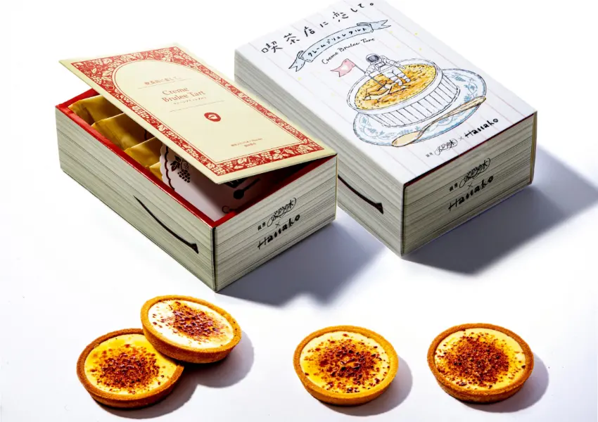 ▲東京車站伴手禮TOP10推薦:第8名「喫茶店に恋して。」焦糖布蕾塔(JR-Cross 提供)