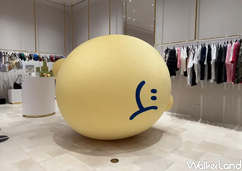 ▲Second Morning快閃店在微風南山！超可愛檸檬與地瓜娃娃吊飾、Second Morning大型打卡區帶你看。(攝影：鄭亦庭)