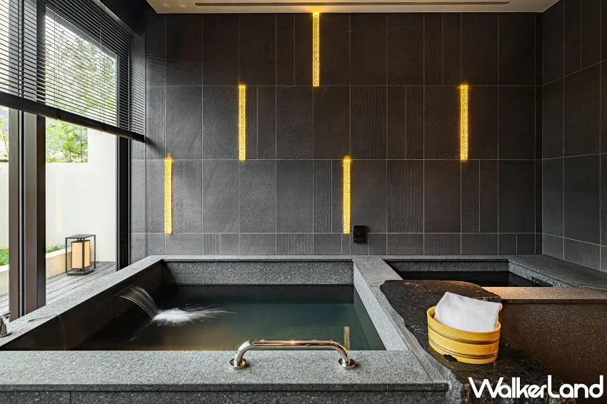 ▲北投晶泉丰旅首次推出泉悅湯屋優惠套票，折扣約五折，適合2至4人家庭泡湯體驗。圖／晶泉丰旅提供；窩客島編輯李維唐整理