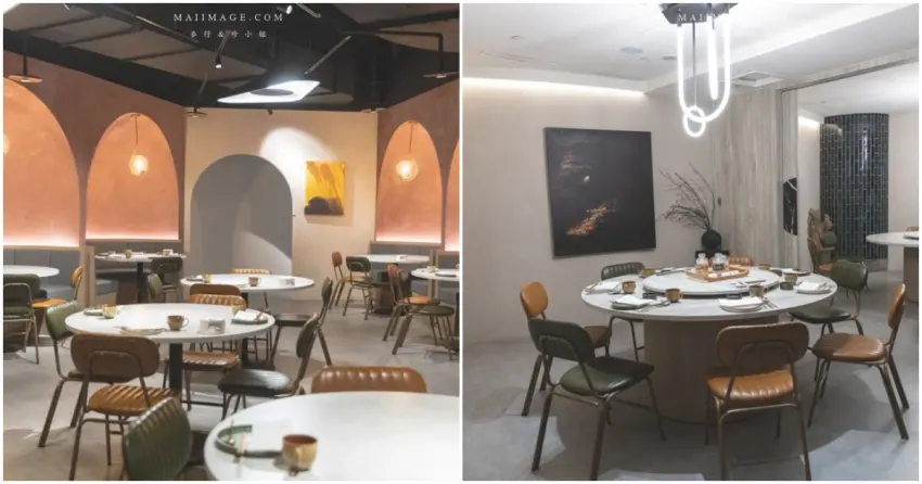 ▲「九華樓」以現代東方美學打造用餐空間,不論聚餐或家族聚會,都能自在享受精緻料理。