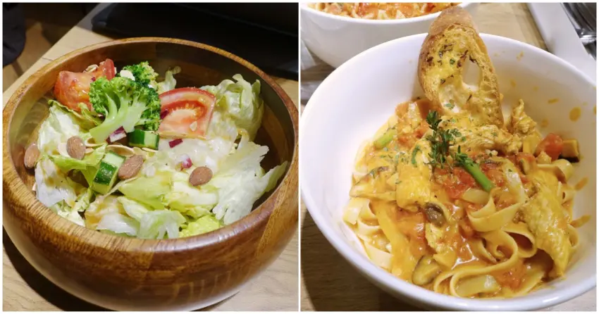 ▲「Triple Cafe」餐點選擇豐富,從輕食沙拉到義大利麵全都有,全家出遊時的最佳去處。