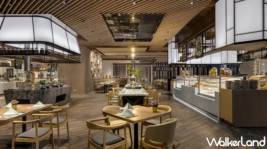 ▲豪享自助餐廳平日午晚餐券於台中國際旅展祭出買10送2優惠,換算下殺約83折 。 圖/高雄萬豪酒店提供;窩客島整理