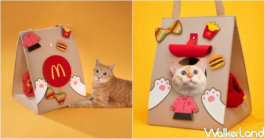 ▲麥當勞麥粉市集首波推出麥麥萌背包與麥麥貓窩袋,限量開賣吸引粉絲收藏與使用。