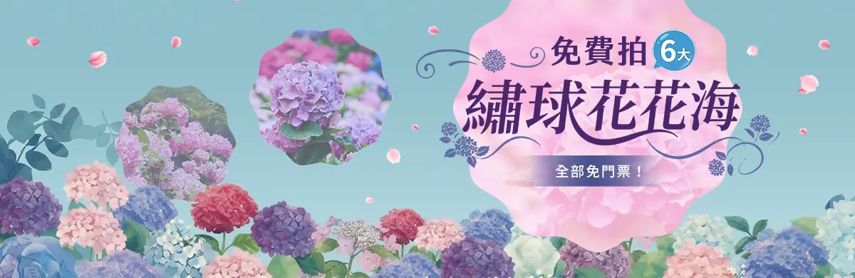 免門票繡球花