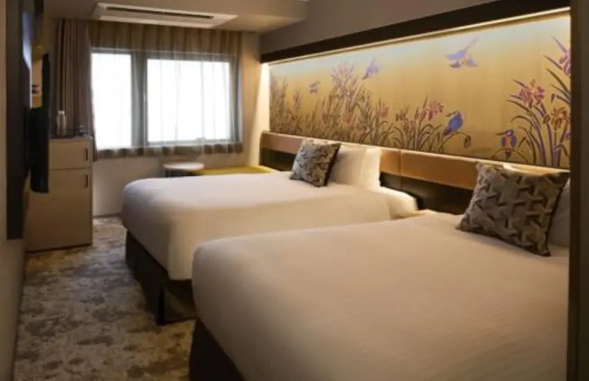 ▲每間客房面積都至少有24平方公尺，部分客房設有連通房功能，最多可供7名旅客同住。