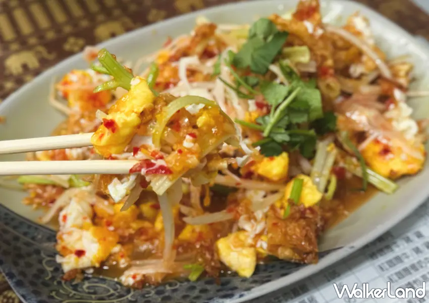 ▲基隆七堵泰式料理推薦!通通泰式小吃 隱藏版名店,菜單必點涼拌荷包蛋(攝影:蕭芷琳)