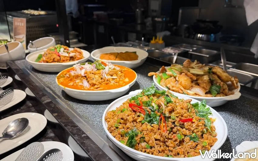 ▲熱氣騰騰的多國風味熟食區，從泰式、港式到台式料理一應俱全。圖／豐FOOD提供；窩客島編輯李維唐整理