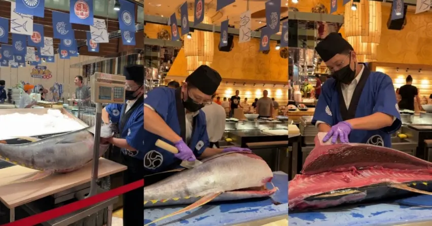 台北大直吃到飽推薦！豐FOOD鮪魚季限時登場，名字有鮪魚同音字享4人同行1人免費。