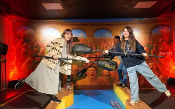 ▲宜蘭室內景點推薦必玩！勇者桂冠王主打大人版羅馬競技場的主題闖關遊戲，待室內跟親友玩整天。(攝影：部落客 mika)