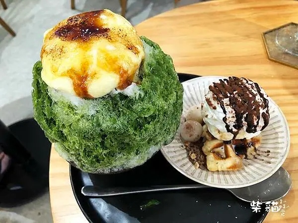 ▲台北日式刨冰推薦！永康街名店「金雞母 Jingimoo Cafe」，必點招牌燒冰系列刨冰。(攝影：部落客 柴貓趴趴走)