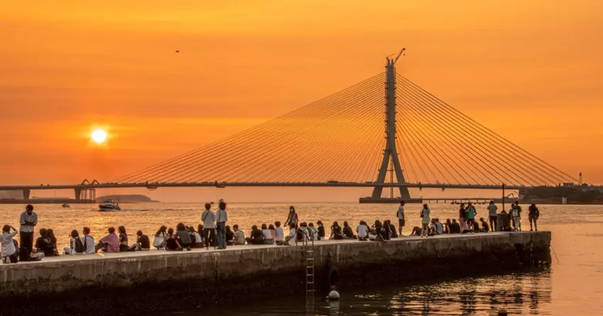 淡水人久等了！淡江大橋5/12通車，240秒煙火秀、星空音樂會連玩一個月。