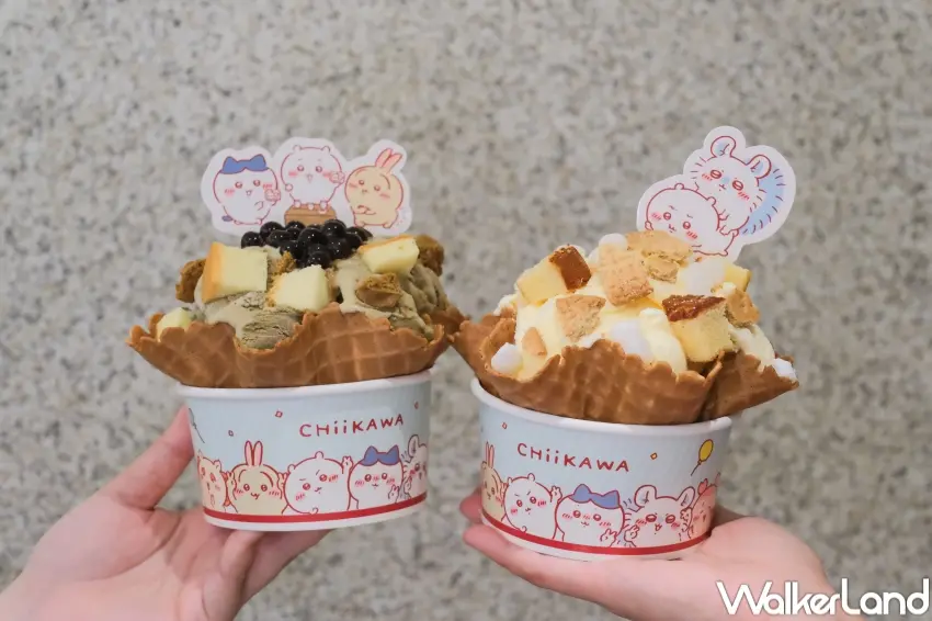 ▲COLD STONE推出吉伊卡哇第二彈聯名冰品,主打極致系列冰淇淋套餐,融合日系甜點與飲品風味,4/17起正式登場吸引粉絲關注。(攝影:張人尹)