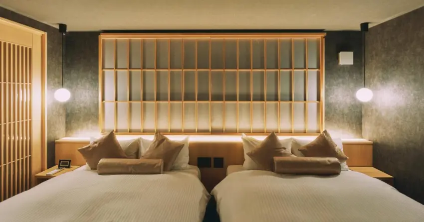 京都The Hotel雅樂全9室和風摩登套房，打造有如獨立別館般的奢華住宿體驗。