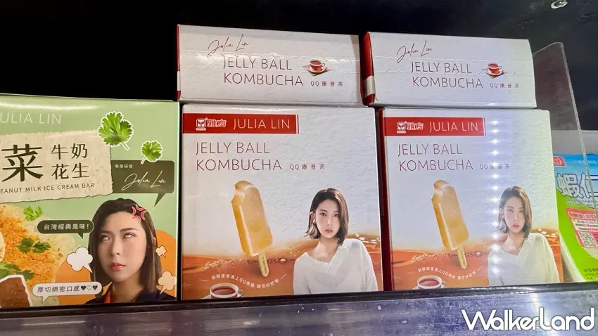 ▲雅方聯名冰棒系列提供「香菜牛奶花生」與「QQ康普茶」兩種風格迥異的選擇,滿足不同消費者的味蕾。圖/雅方、家樂福提供;窩客島整理
