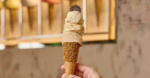 阜杭豆漿變Gelato！Venchi首推豆漿、米漿聯名口味，尬經典榛果巧克力超搭。