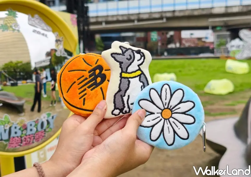 ▲三個關卡闖關成功至指定門市領取 NB BOY 盲盒購物袋。(攝影：鄭雅之)