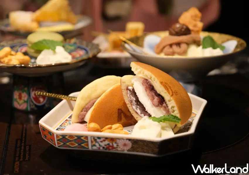 ▲台北人氣甜點日式紅豆麻糬銅鑼燒，口感軟Ｑ內餡綿密，是壽喜燒餐後最幸福的結尾。(攝影：鄭雅之)