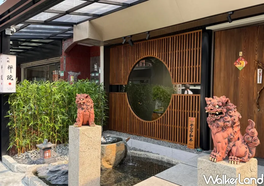 ▲大安區樂利路靜巷隱藏美食，祇園禪院壽喜燒外觀展現優雅京都風情與禪意氛圍。(攝影：鄭雅之)